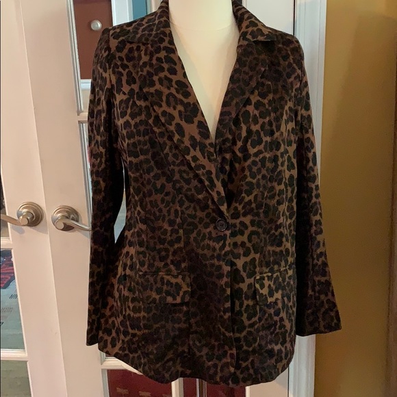 Lane Bryant Jackets & Blazers - Lane Bryant leopard blazer